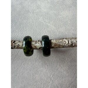 Natural icy Jade marble pattern band Ring US 7 Minimalist jewelry in 2 colors